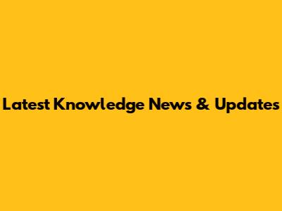 Latest Knowledge News & Updates