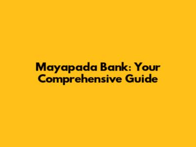 Mayapada Bank: Your Comprehensive Guide