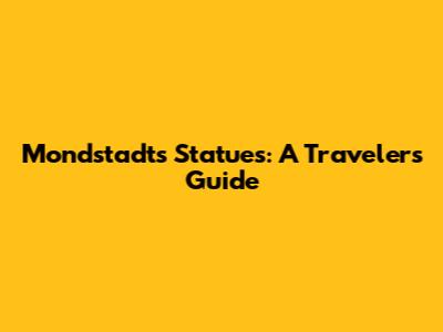Mondstadt's Statues: A Traveler's Guide