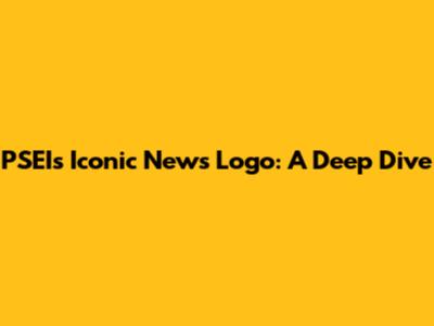PSEI's Iconic News Logo: A Deep Dive