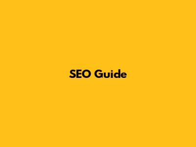 SEO Guide