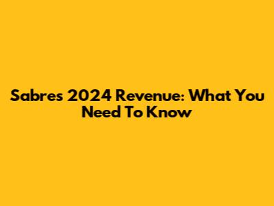 Sabre's 2024 Revenue: What You Need To Know