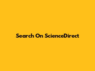 Search On ScienceDirect
